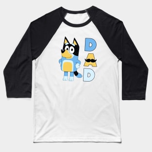 Bluey Dadlife Baseball T-Shirt